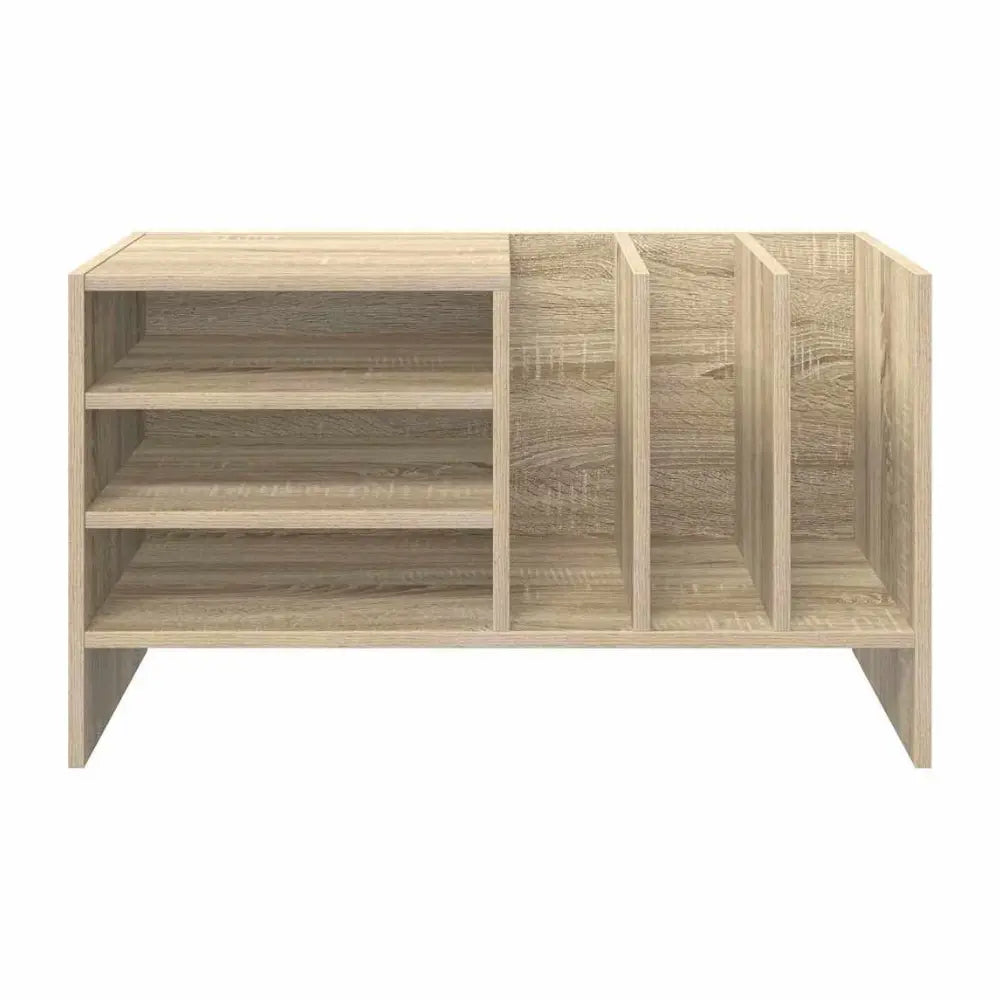 meuble en bois pour disques vinyles 