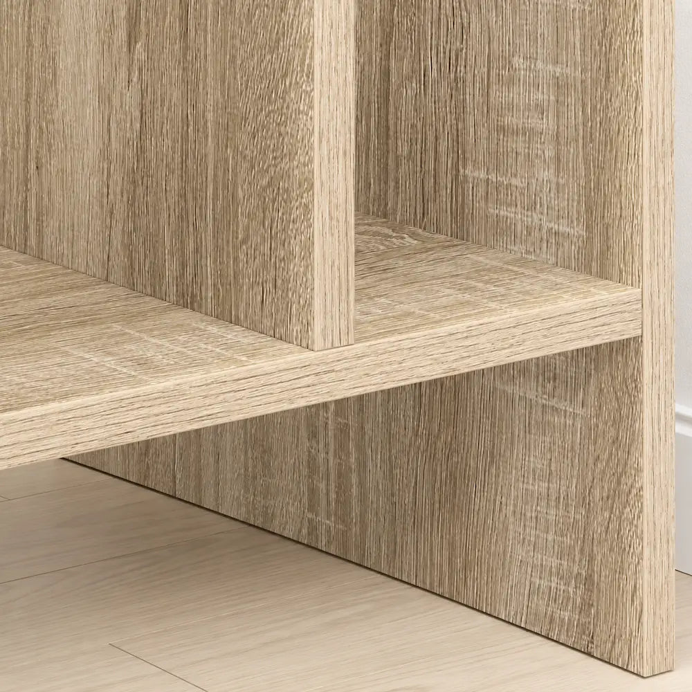 Meuble vinyle pour platine - Chêne sonoma - 78,5 x 35 x 45 cm
